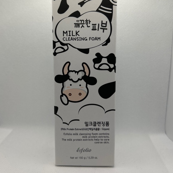 πΌ esfolio πΌ Milk Cleansing Foam Protein Extracts Skin Moist Soft Korea πΌ 2024 - Picture 1 of 4